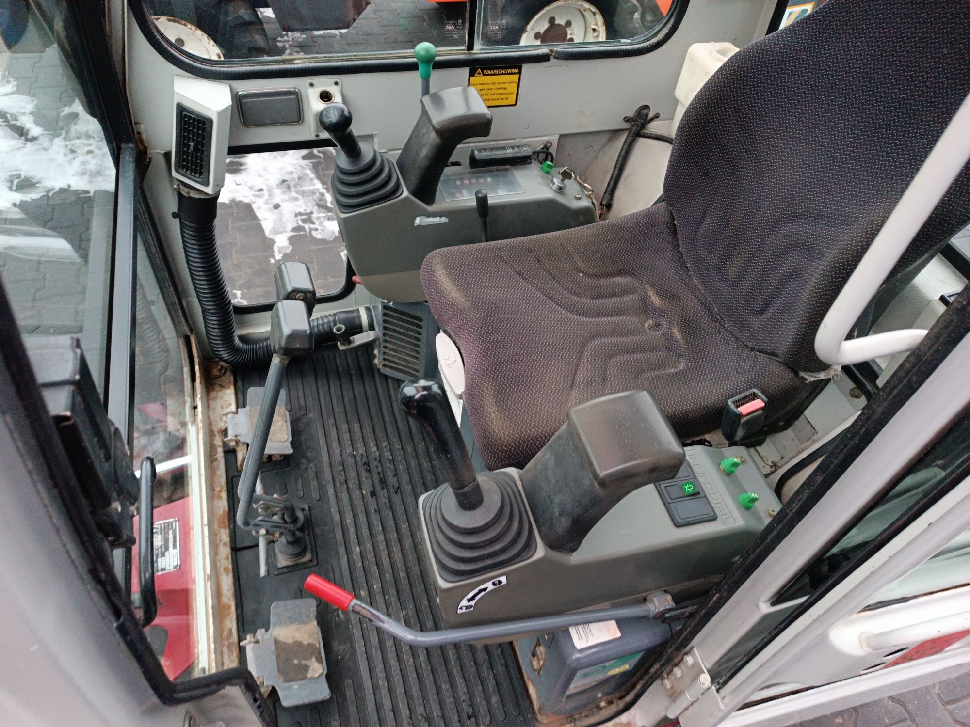 Wynajem minikoparki Takeuchi TB016 Łomża Zambrów minikoparka