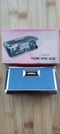 Vintage Lornetka kompaktowa Folding Opera Glass 2,5x25