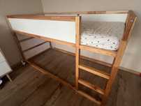 Lozko IKEA KURA + materac