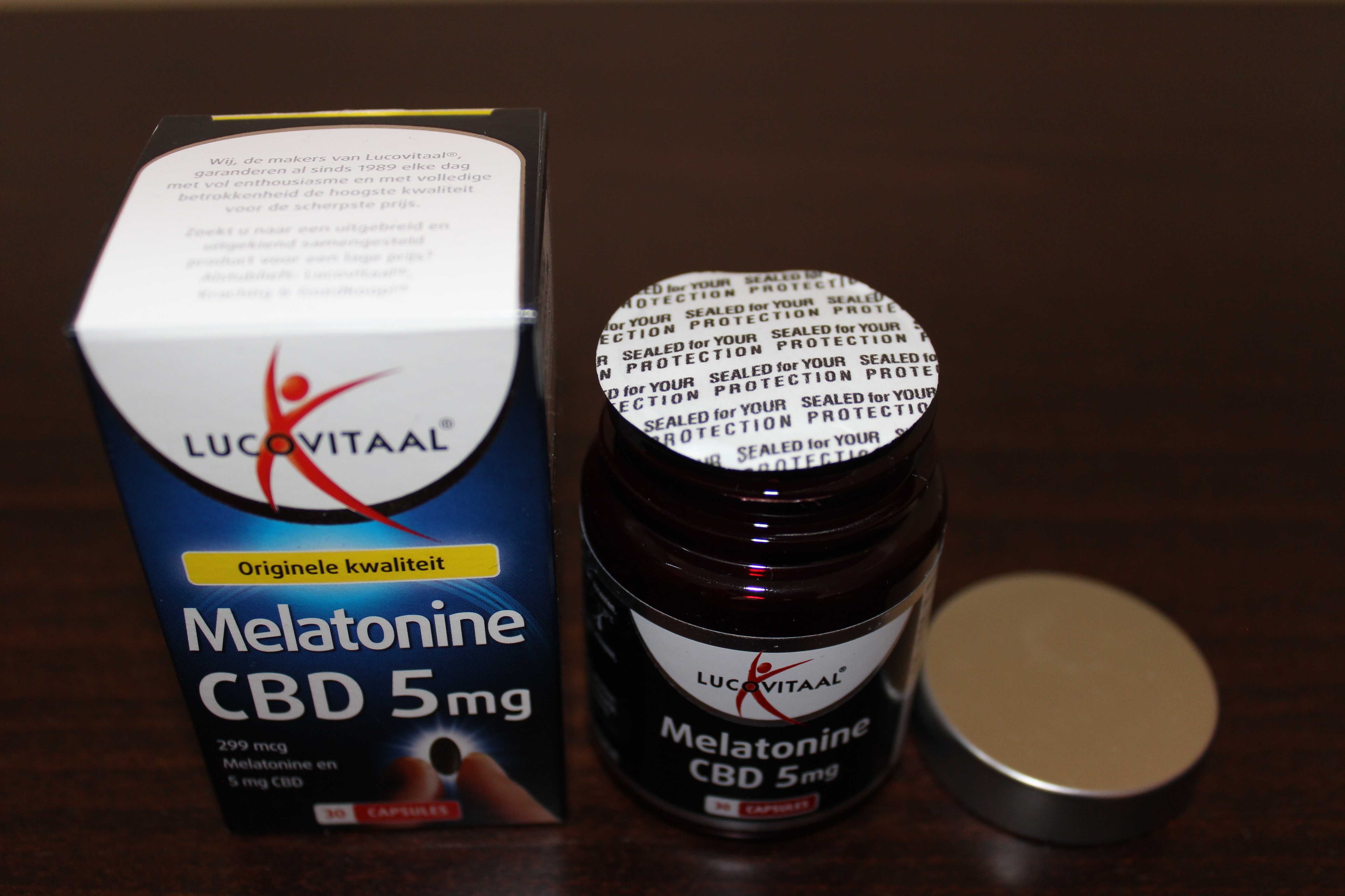 Lucovitaal Melatonine 299 mcg CBD 5 mg 30 Caps