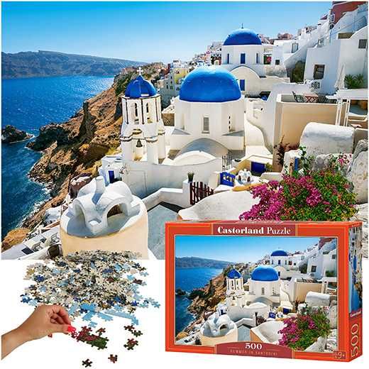 CASTORLAND Puzzle układanka 500 elementów Lato w Santorini