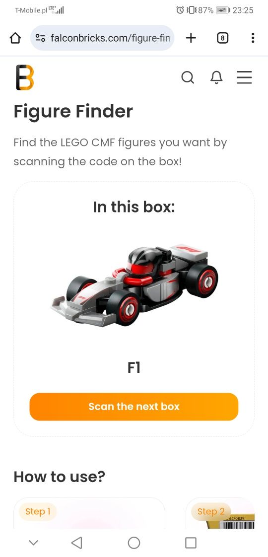 Lego 71049 Minifigure F1