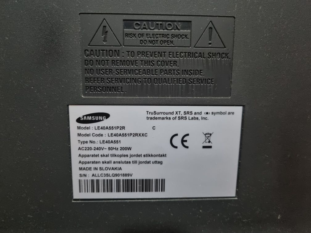Telewizor 40 cali  Samsung LE40A551P2R