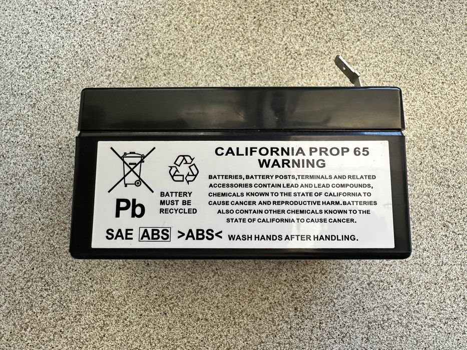 Akumulator dodatkowy Mercedes 12V 1,2Ah