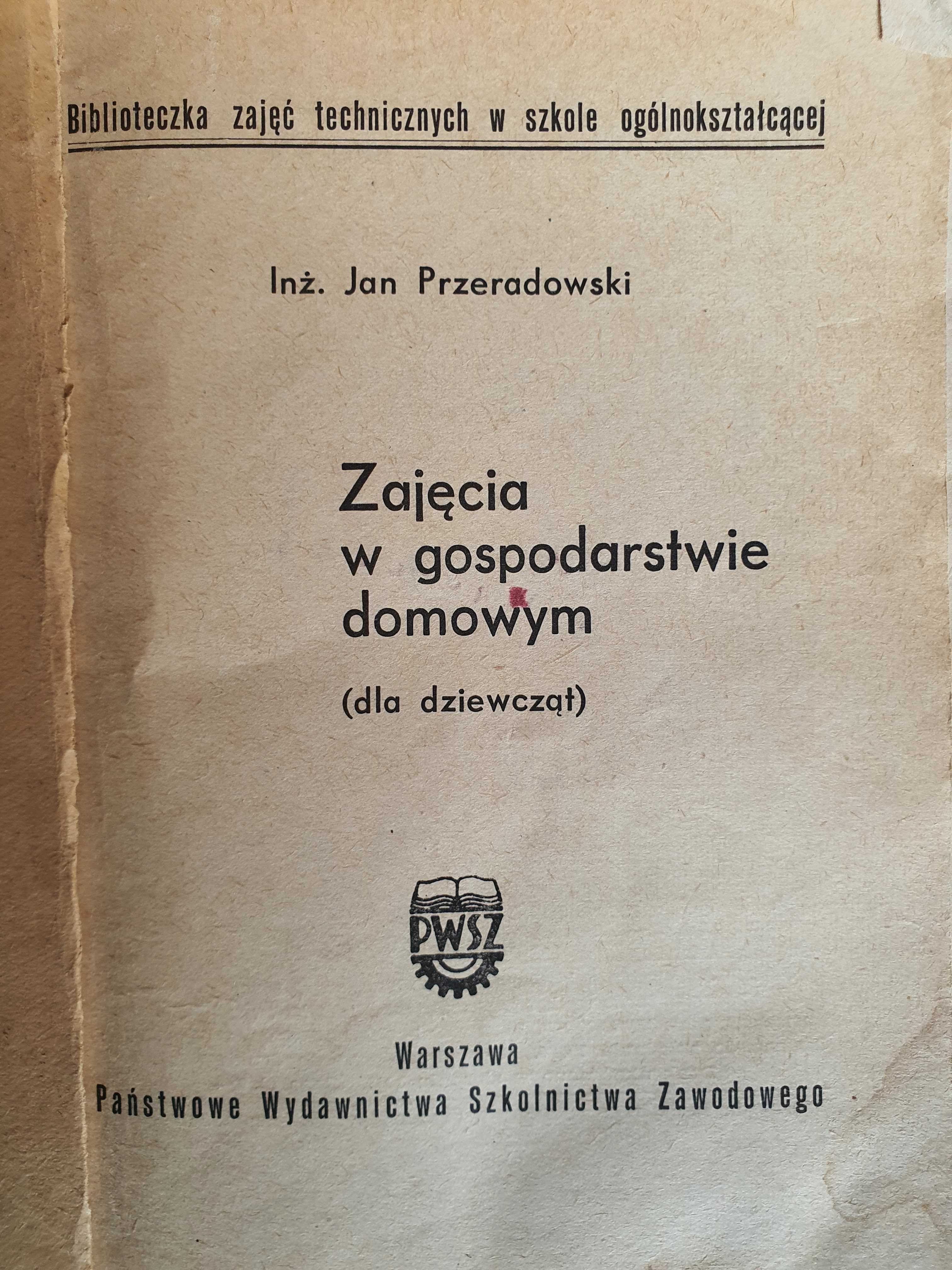 Zajęcia w gospodarstwie domowym dla dziewcząt 1963 r. J. Przeradowski