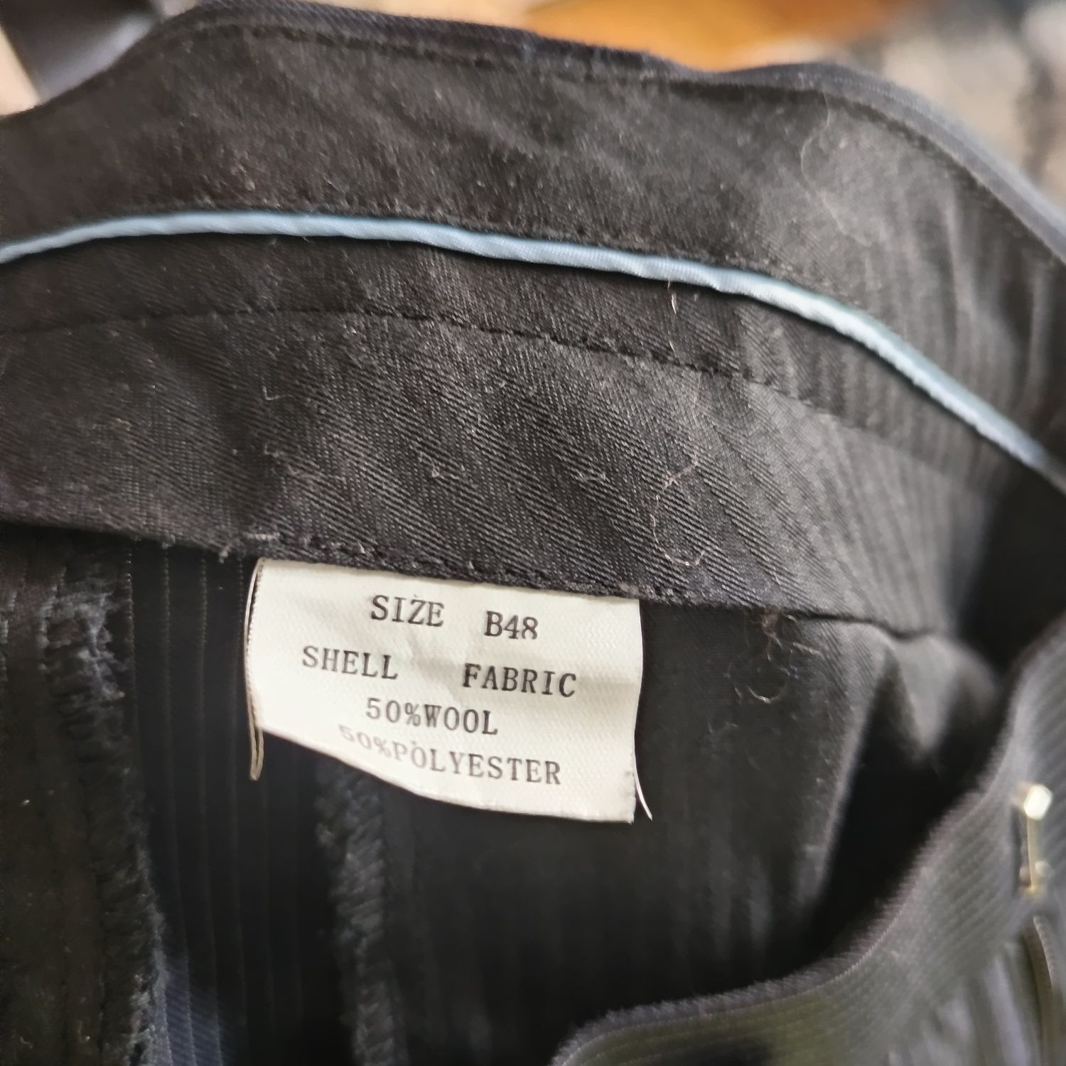 Spodnie męskie garniturowe letnie 50 %welna roz M Brunelli