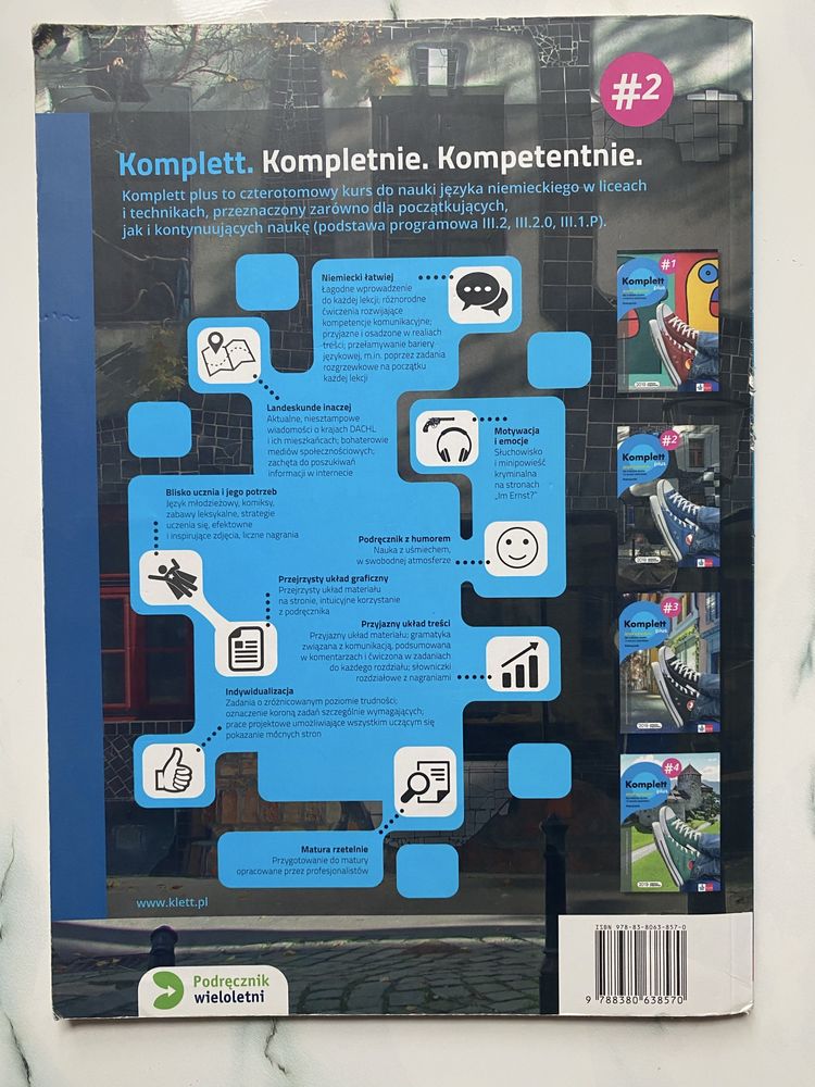 Komplett plus 2 podręcznik i zeszyt ćwiczen dla klas 2