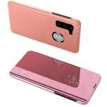 Clear View Case Futerał Etui Z Klapką Samsung Galaxy A11 / M11 Różowy
