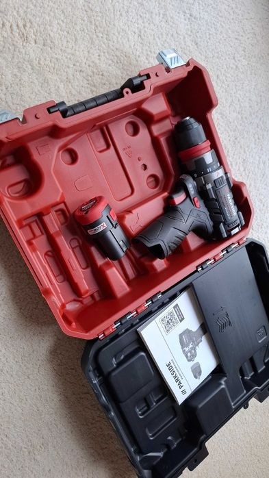 Wiertarka UDAROWA Parkside Perfomance 12V PSBSAP A1 + aku NOWA