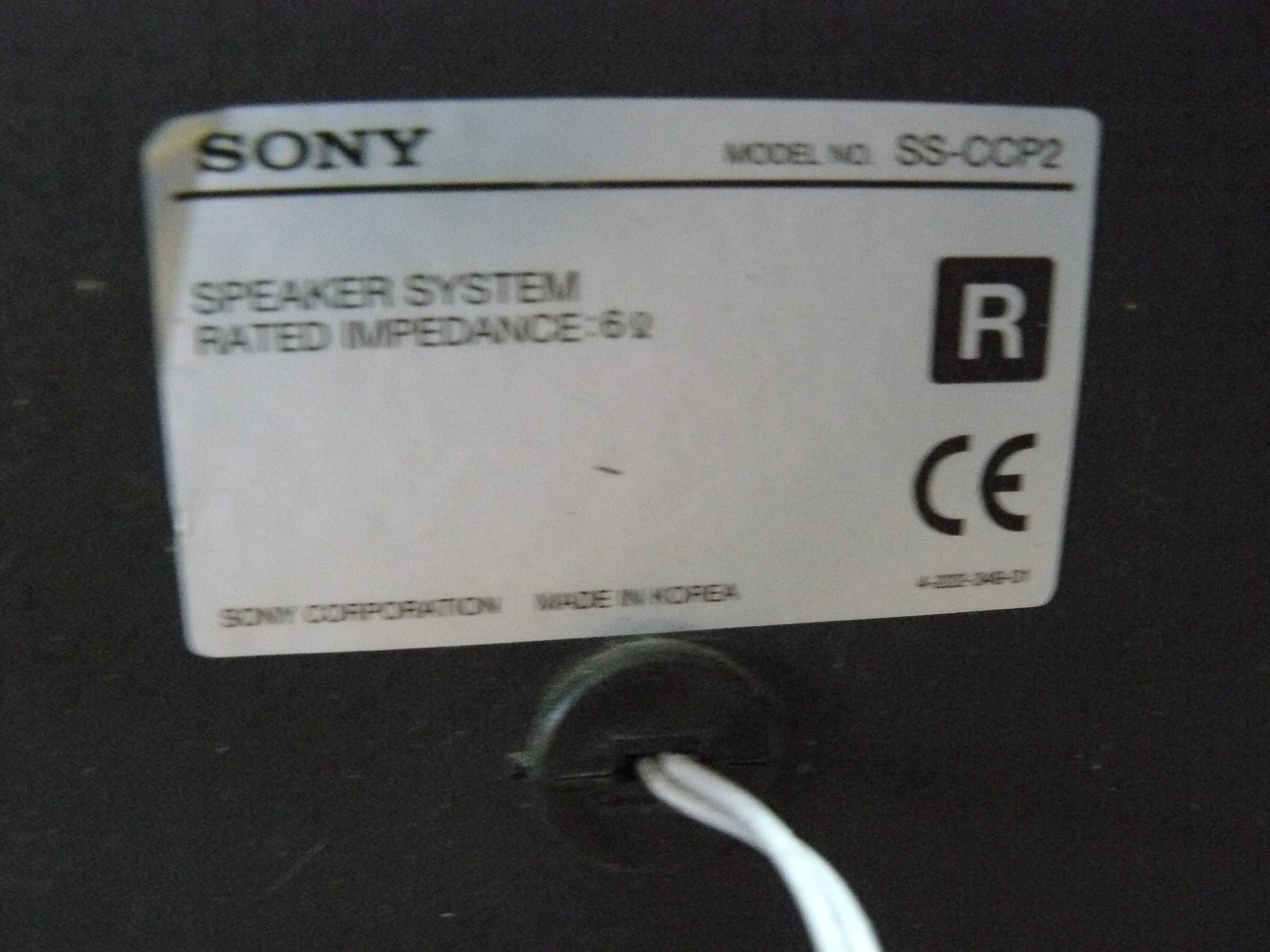 Kolumny głośniki Sony 2 szt. para 6 ohm wymiary