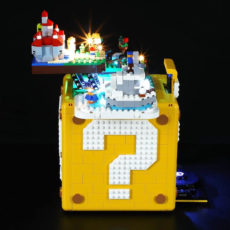 Set Lego / Super Mario Bloco interrogação 64