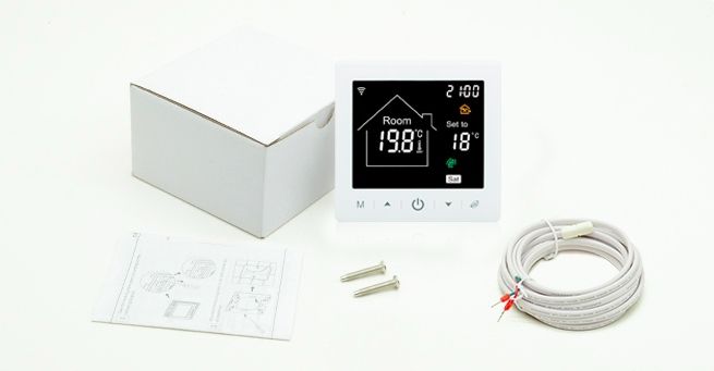 Termostat Wifi Smart Life Lcd Cyfrowy Regulator Temperatury 16A
