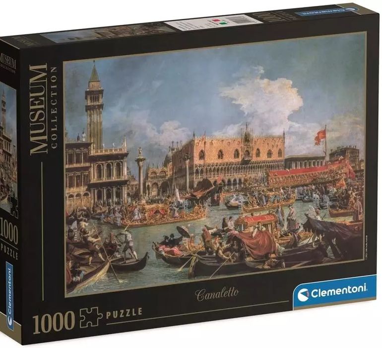 Puzzle 1000 elementów. Museum Canaletto. Clementoni. Nowy Produkt