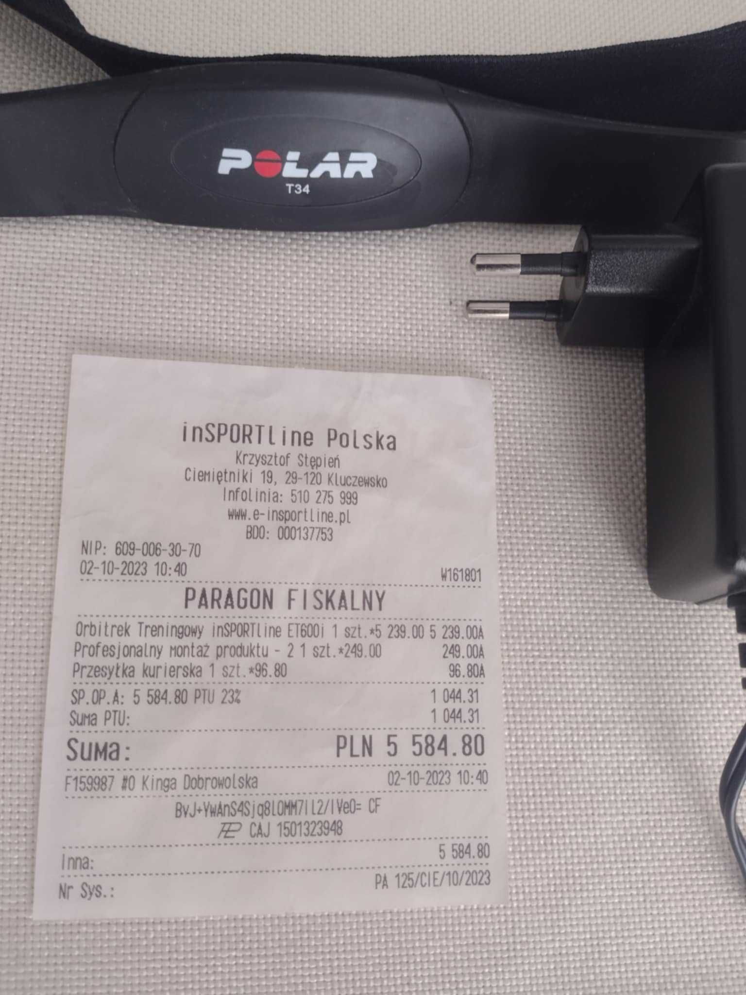 Orbitrek  magnetyczny inSPORTline inCondi ET600i
