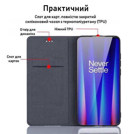 Чохол-книжка для OnePlus Nord CE 2 5G Чорний ADMOEDOR, DUX DUCIS
