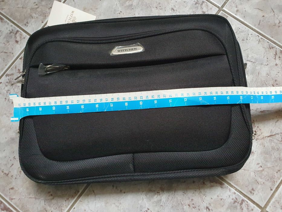 Czarna aktówka na laptopa Wittchen, nowa