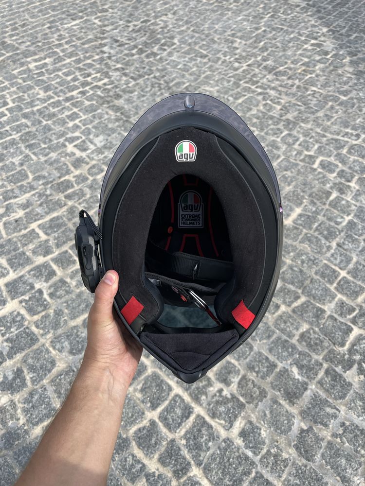 AGV Corsa R preto matte