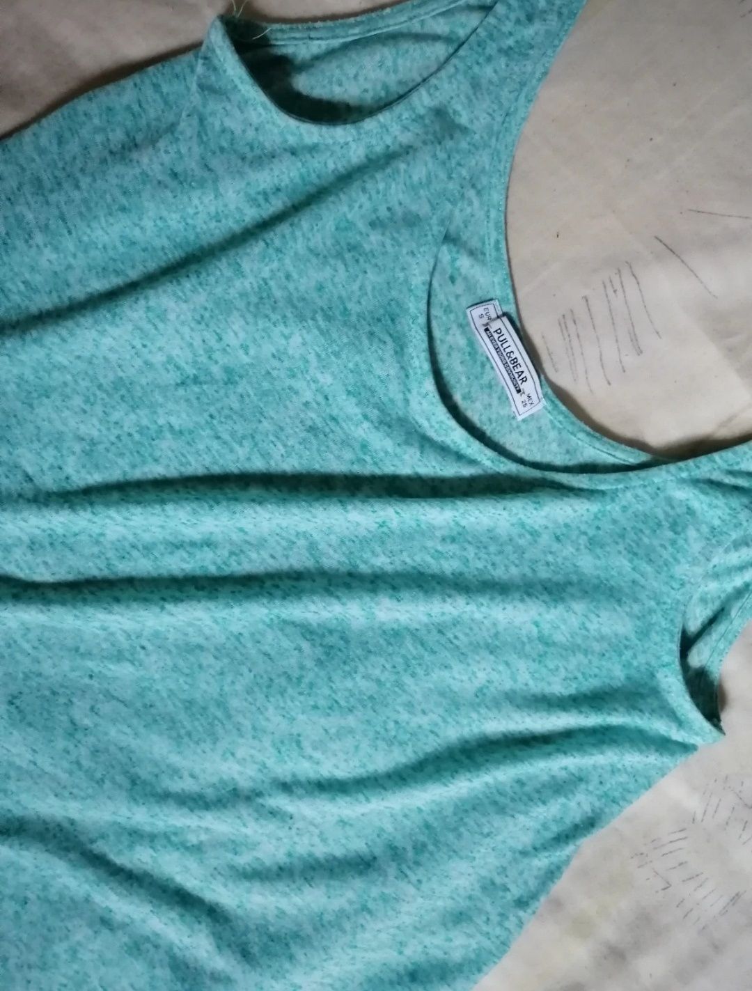 PULL & BEAR _ top bluzka bluzeczka na ramiączkach fason Oversize NOWA!