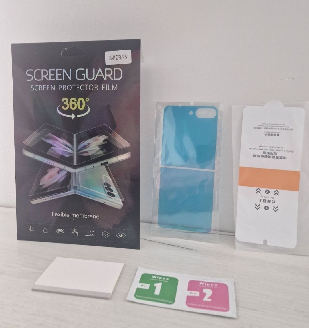 Acrylic Magsafe Case do Samsung Galaxy Z Flip 5 przezroczysty + folia