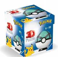 Puzzle 3d Kula: Pokemon Net Ball, Ravensburger