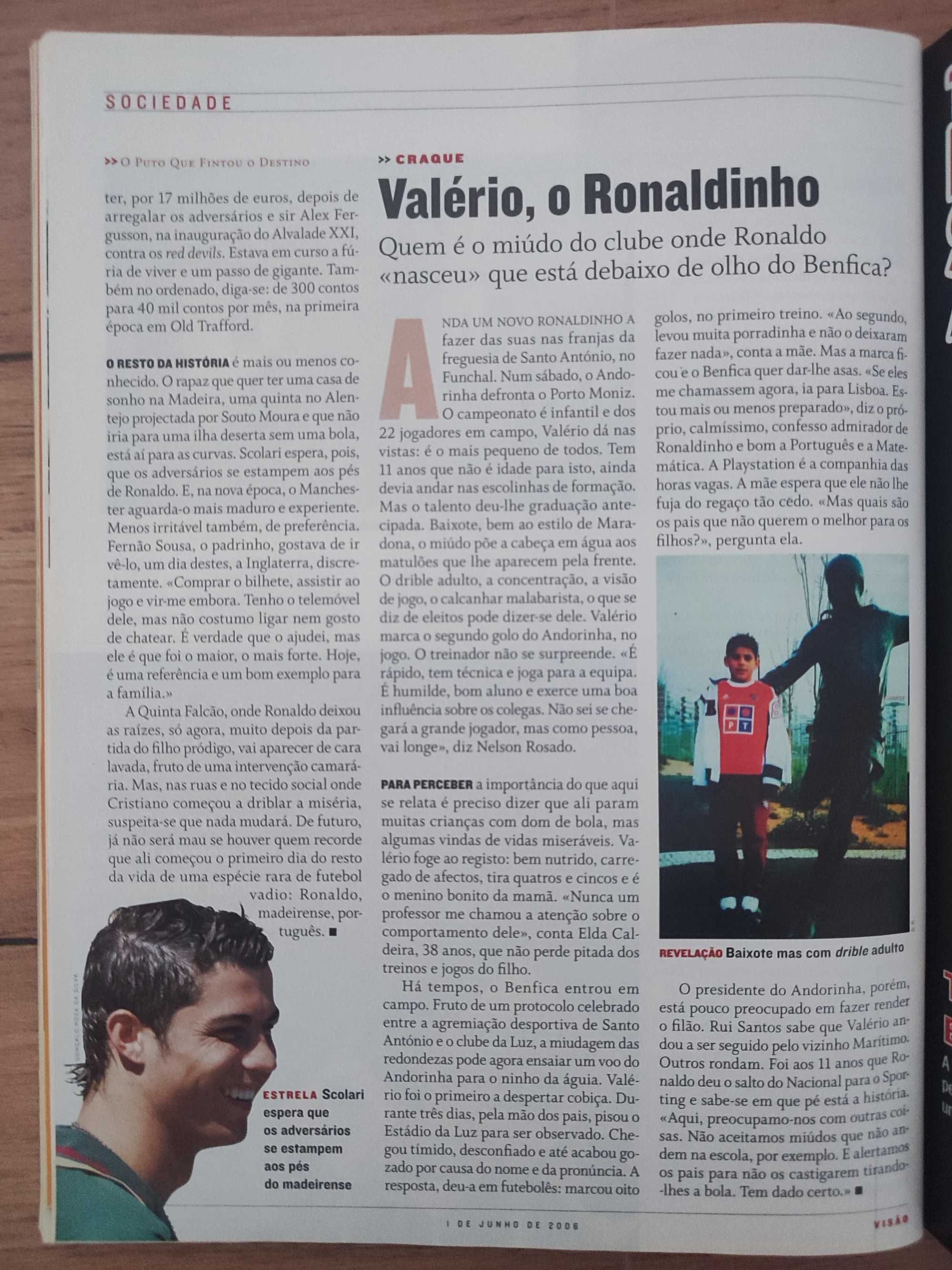 Revista Visão - Cristiano Ronaldo