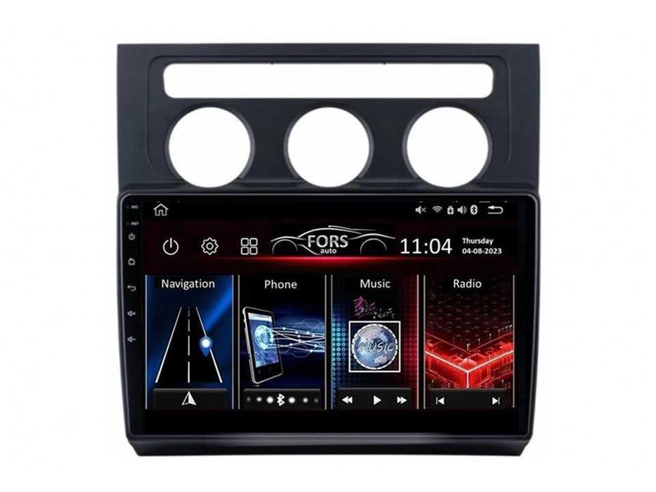 Radio samochodowe Android Volkswagen Touran (10.1" Auto AC) 2004.-2008