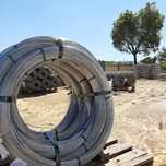 Arame liso duro 2,5mm Zn Al rolos 25kg