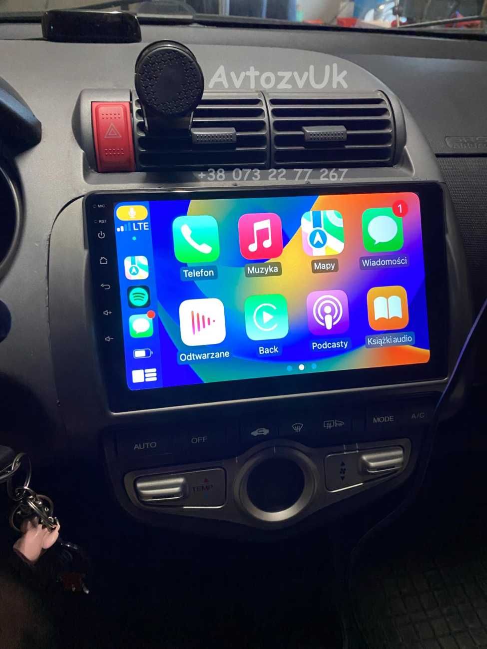 Магнитола CITY Honda JAZZ GPS USB 2 дин Сити Джаз CarPlay Android 13