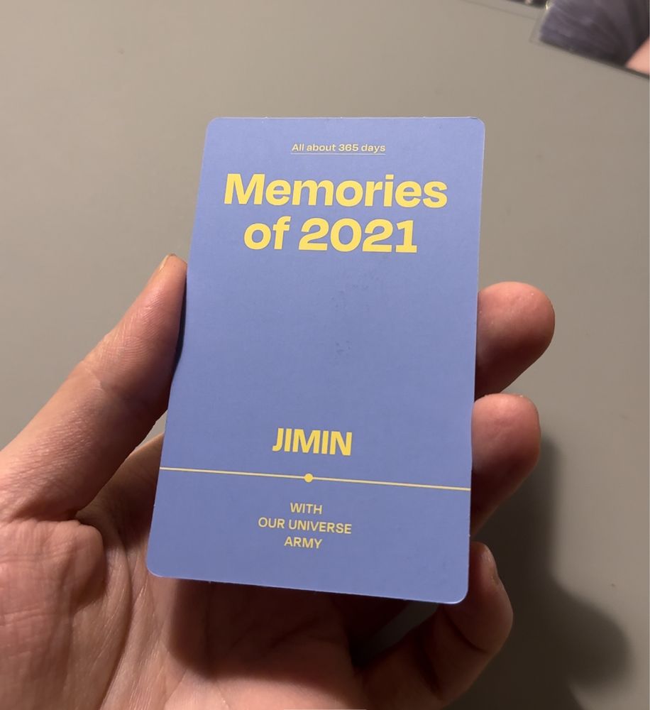 Jimin memories dvd 2021, bts