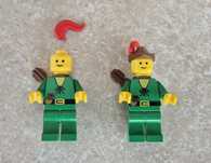 LEGO classic Castle Forestman Robin Hood 1990 figurka Ludzik kołczan