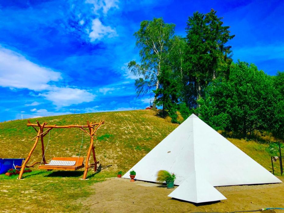 Domki Eden z balią Szwajcaria kaszubska mini zoo sauna