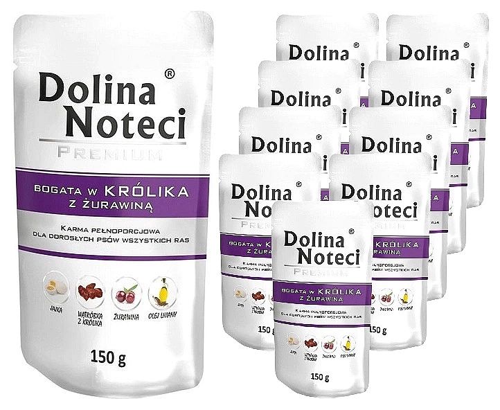 Dolina Noteci Premium Bogata W Królika 150g x10