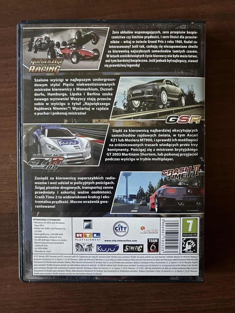 Kultowe Wyścigi Wszechczasów - 4 gry PC