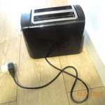 Sprzedam Toster ASDA 2-komorowy, Sprawny, Używany Czarny 230V-50HZ