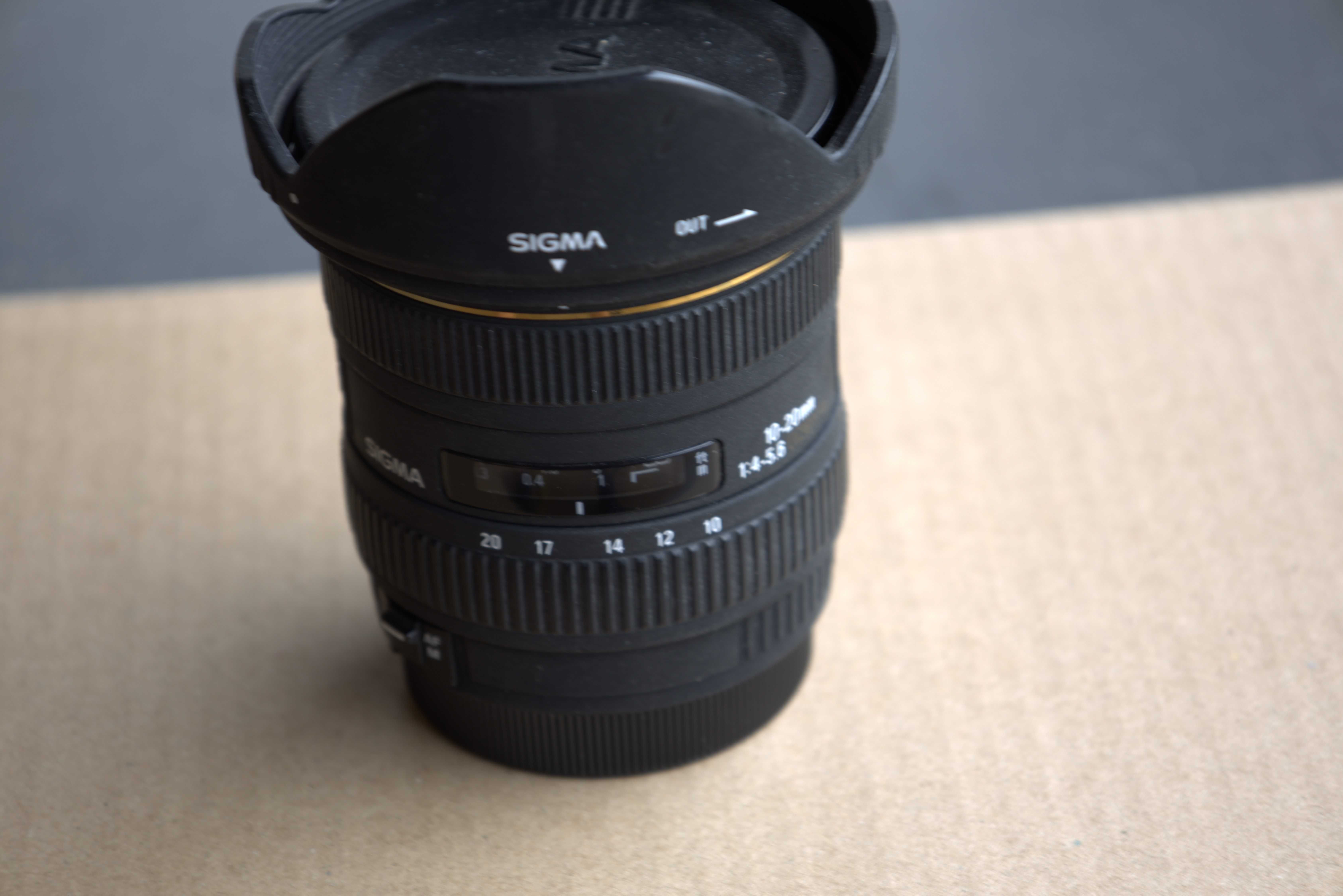 Obiektyw Sigma Canon EF-S 10-20mm F4-5.6 EX DC HSM