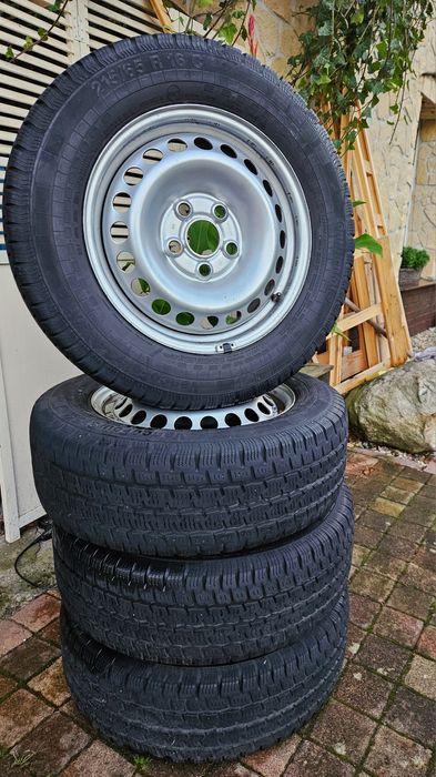 Koła wielosezonowe T5 T6 215/65 R16C całoroczne wzmacniane