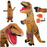 Dmuchany strój dinozaur T-REX kostium dla dorosłych