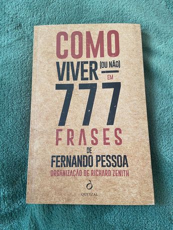 Livro “Como viver (ou não) em 777 frases de Fernando Pessoa”