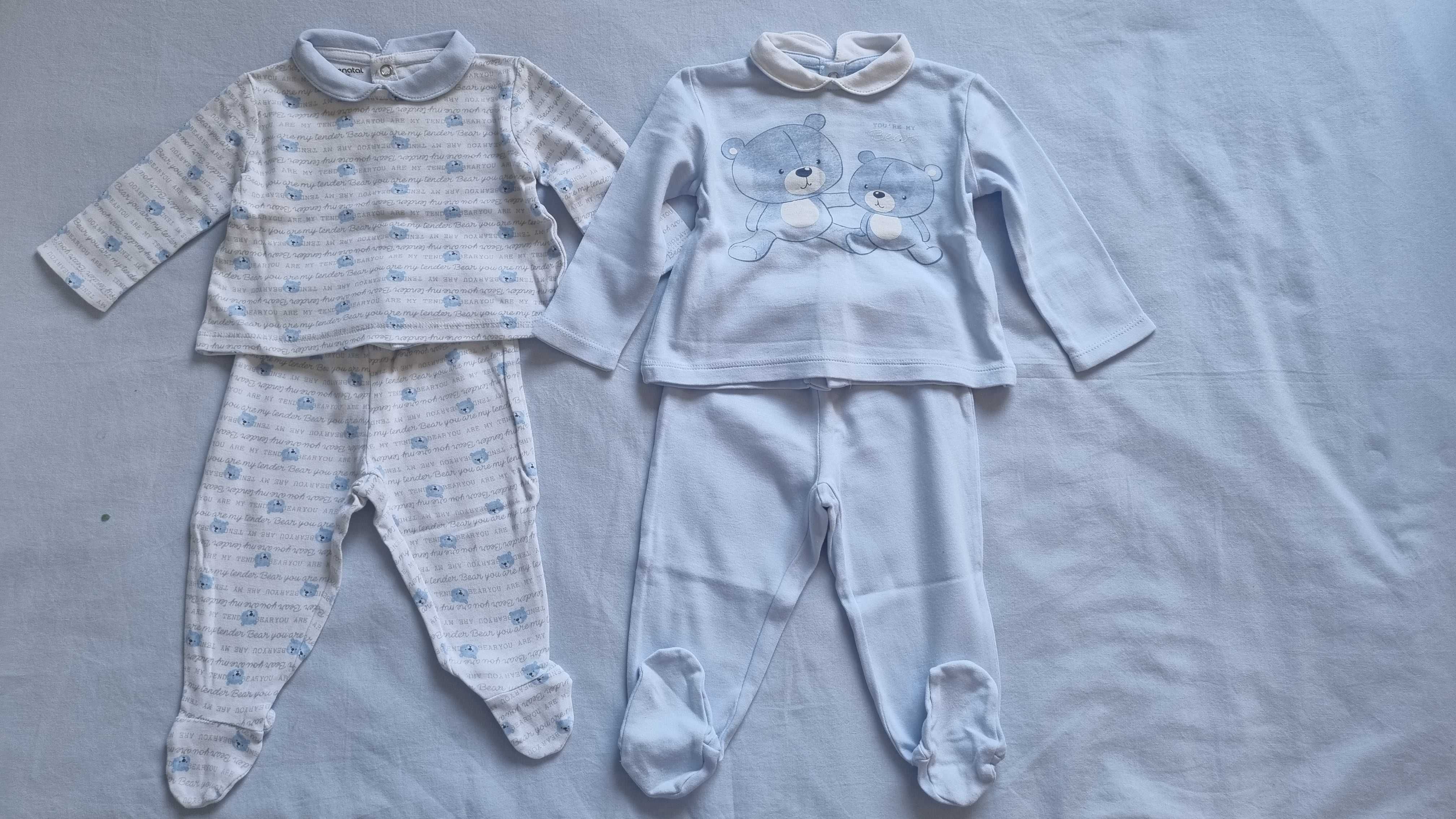 Conjunto de 2 pijamas Pré-Natal 3 a 6 meses