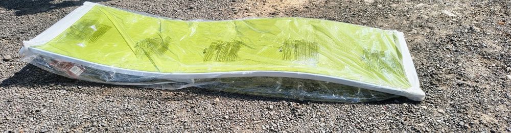 Leżak ogrodowy -zielony