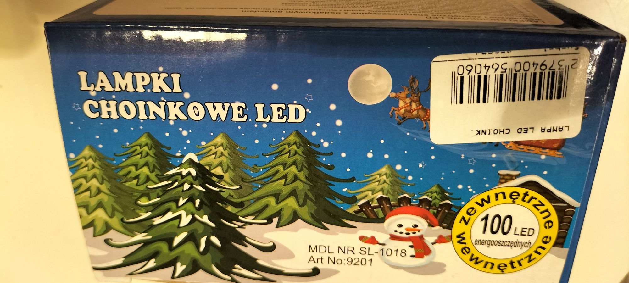 Lampki choinkowe LED kolorowe,100 szt. zewnętrzne i wewnętrzne