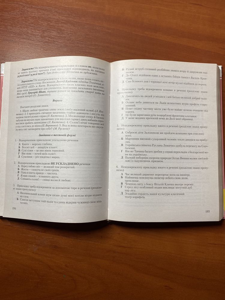 Довідники з Української мови та літератури доя підготовки до ЗНО