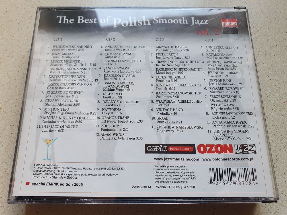 The Best of Polish Smooth Jazz vol. 2   x4 CDCD