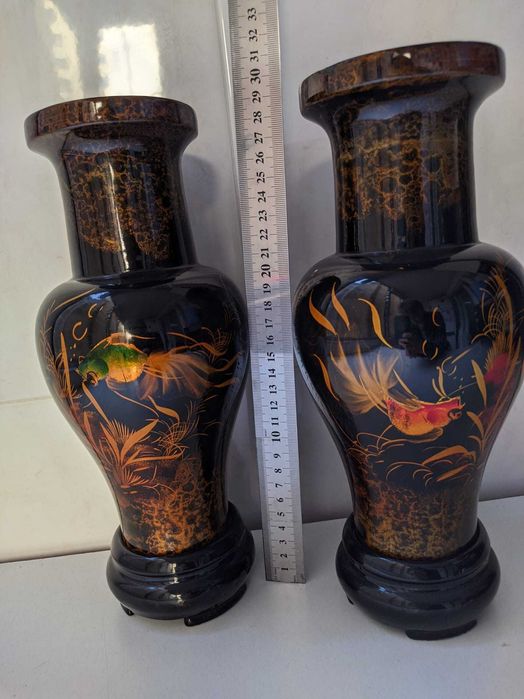 Vaso  madeira decorativo