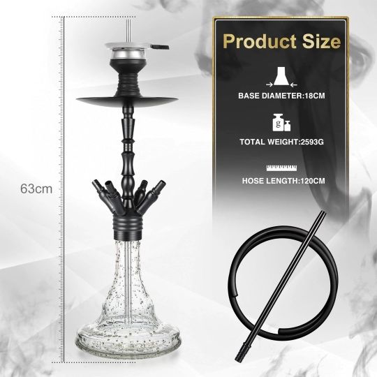Nowa fajka wodna (shisha hookah)