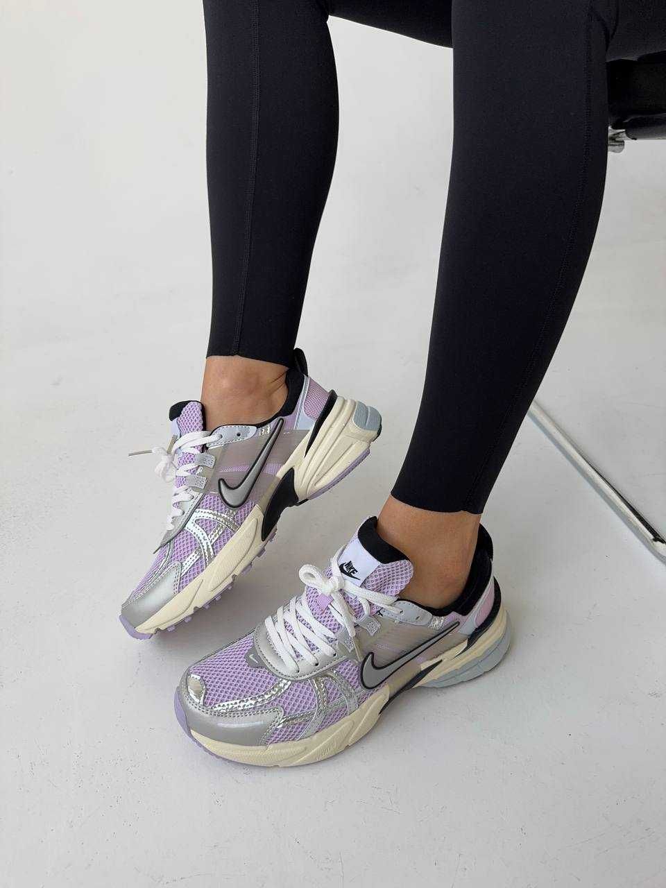 Кросівки Nike V2K Runtekk Purple/Silver premium