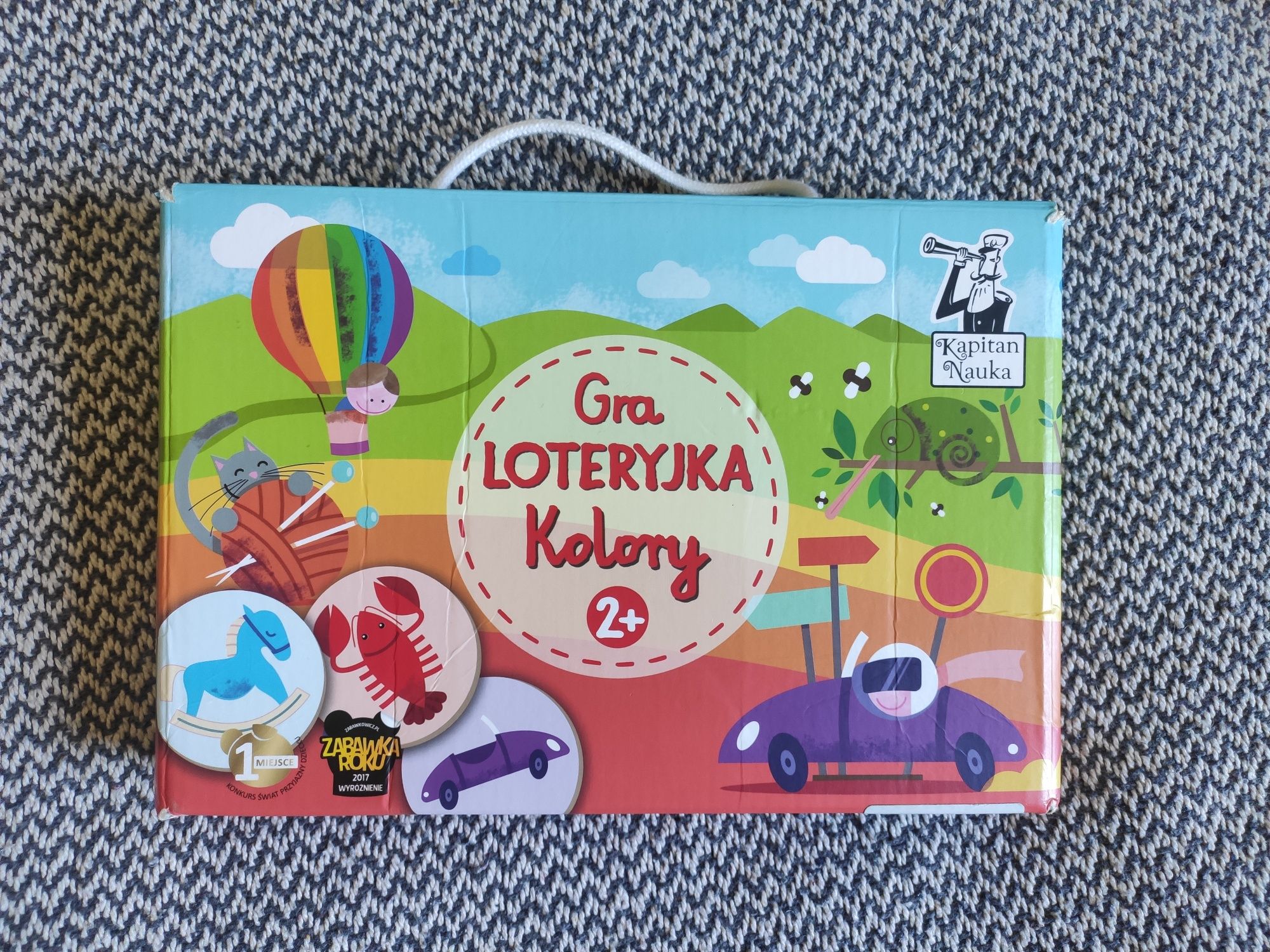 Gra loteryjka kolory Kapitan Nauka 2+