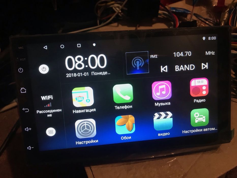НОВА 7 9 10 дюймов IPS Android 10 2 дин Автомагнитола Андроид GPS Wifi