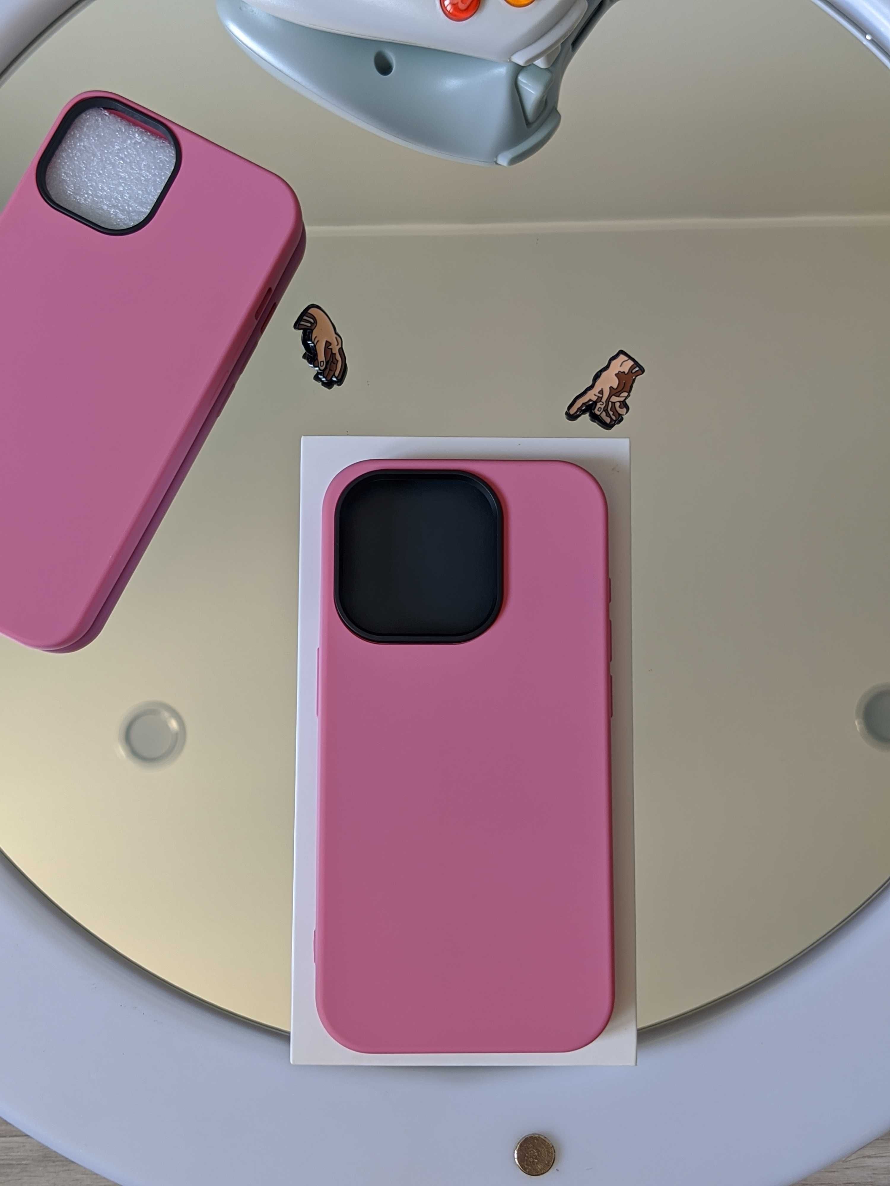 Чохол Matte Pink для iPhone 15 Pro чехол айфон 15 про