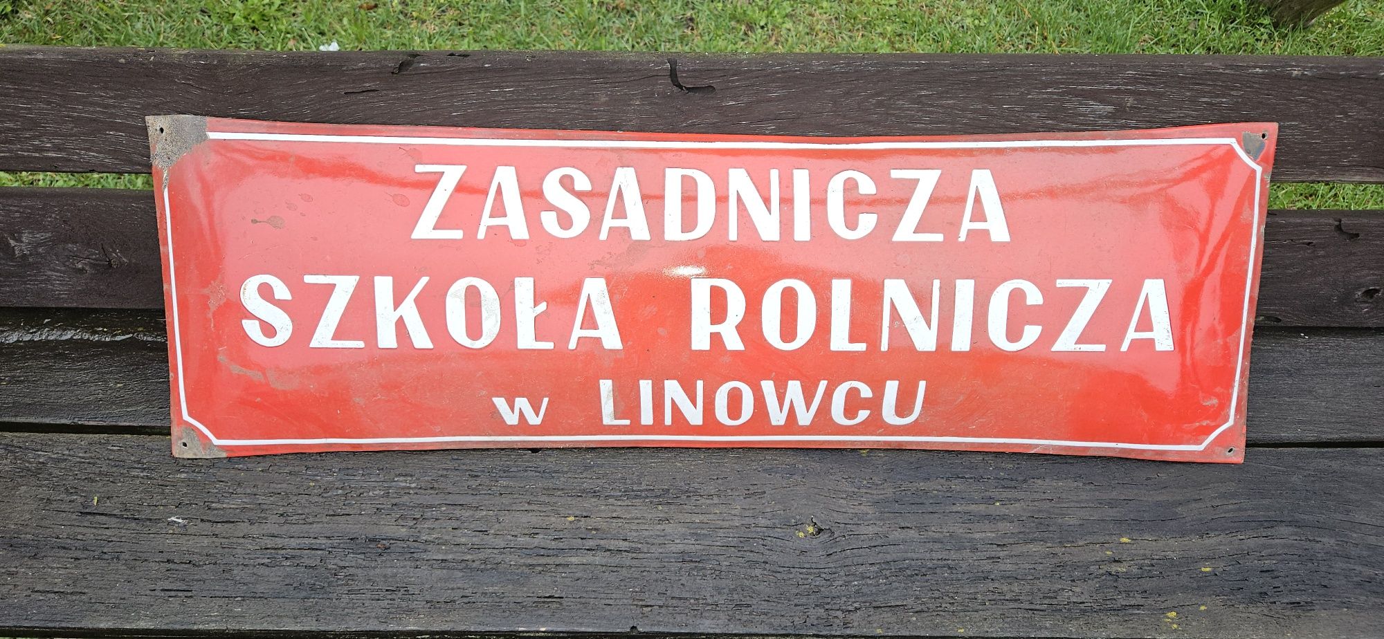 Stara Tablica Emaliowana